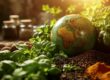 Afbeelding met kleine aardbol, plant, groen, blad, overdekt