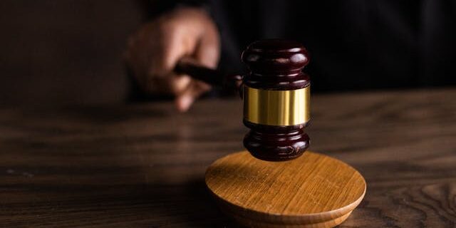 Gavel De hamer van een rechter