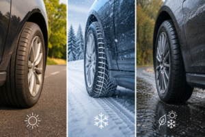 Zomer, winter en all-season banden