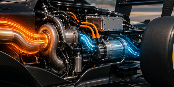 Formule 1-aandrijving met energiestromen Formule 1-aandrijving met energiestromen