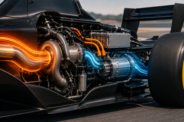 Formule 1-aandrijving met energiestromen