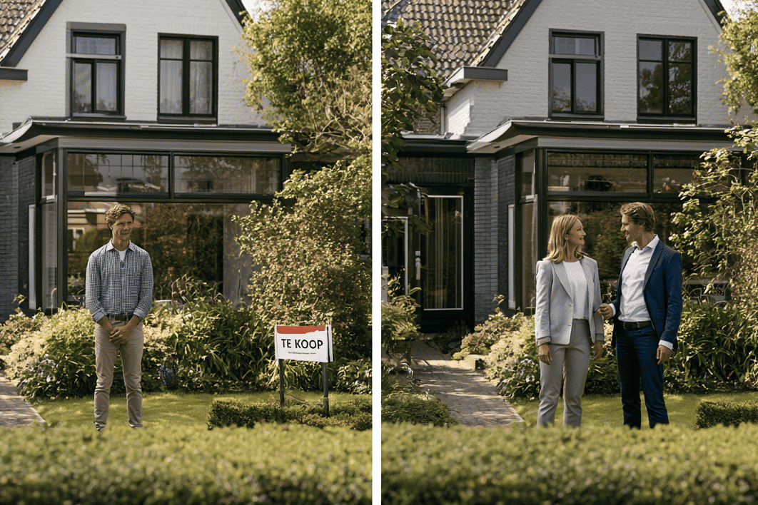 Huis verkopen via een makelaar of direct