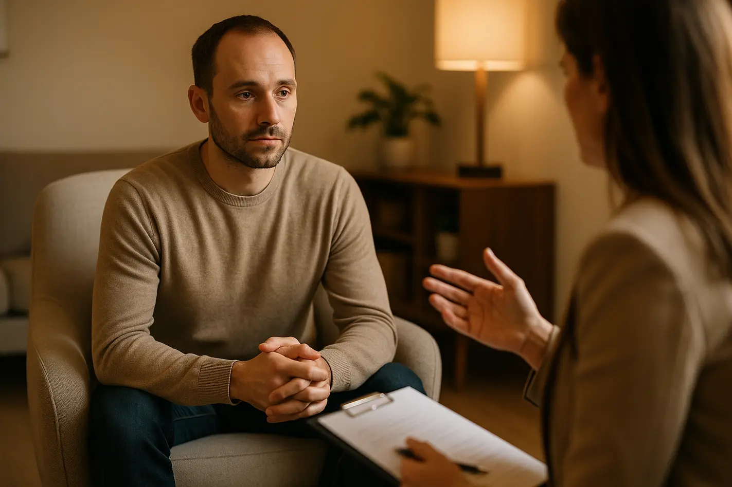Het verschil tussen persoonlijke coaching en therapie Therapeut en coach in gesprek: wat is het verschil tussen beide rollen?
