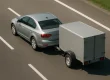 Auto met aanhanger op snelweg, verschil rijbewijs B BE